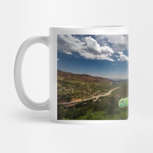 Cascade Colorado from Pikes Peak Highway Mug